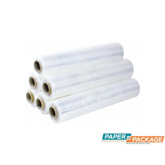 Stretchfolie 6 Rollen 20/23my 2kg Transparent