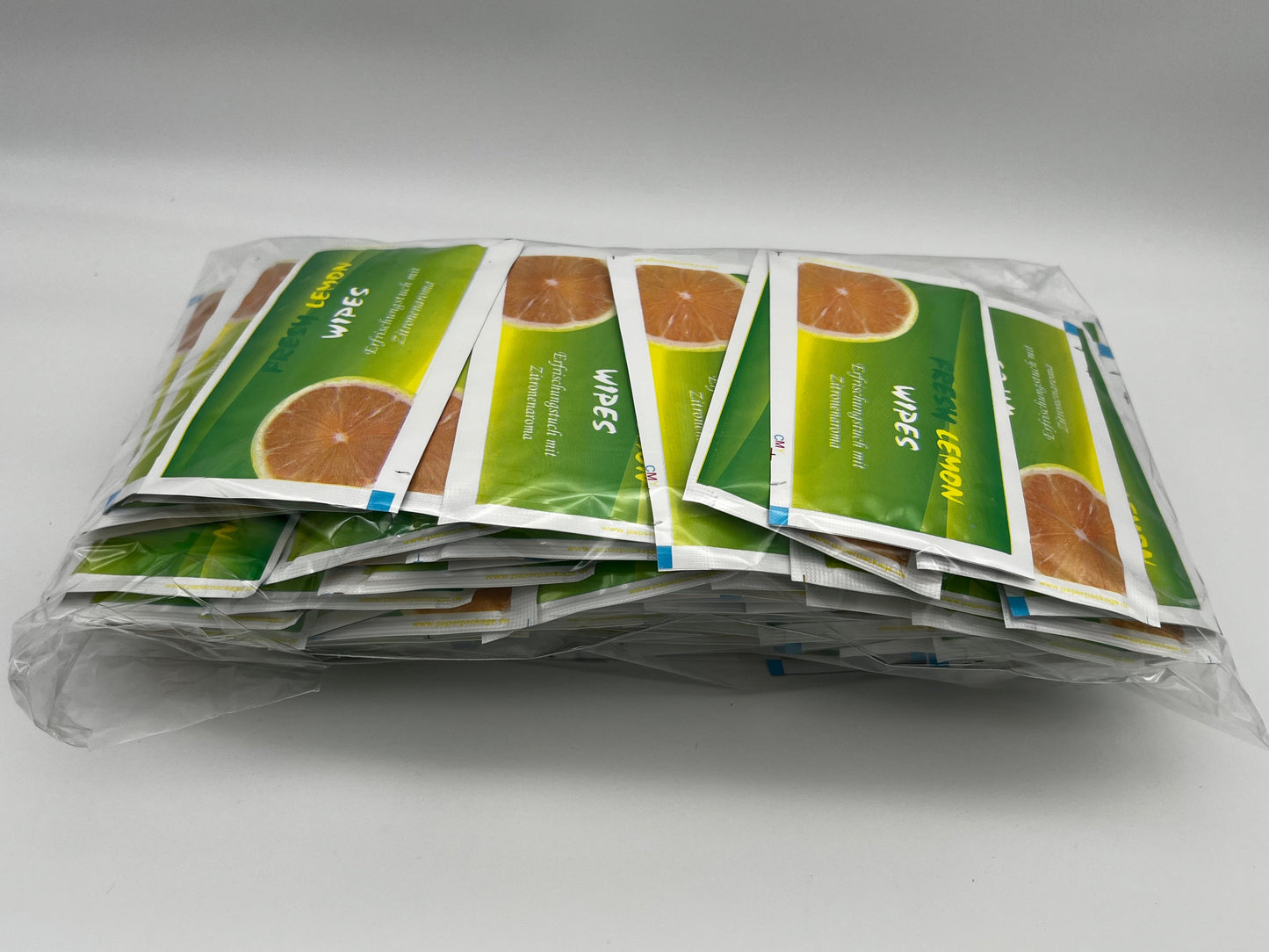 1000stk Erfrischungstücher mit Zitronenaroma