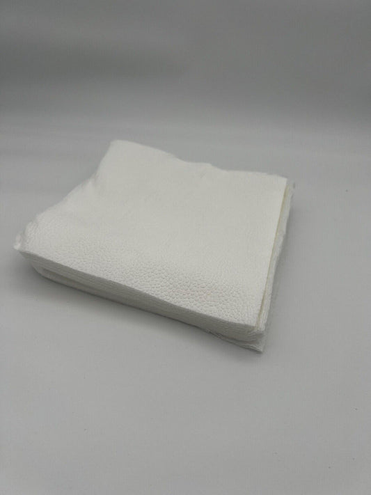 Servietten - 4kg - Premium Servietten - Weiß 1-lagig - 33x33cm - 1/4 Falz Muster